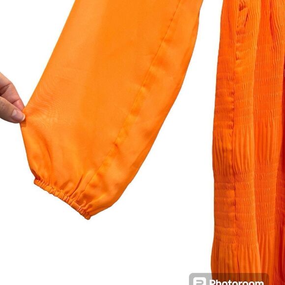 STEVE MADDEN Nylah Amber Orange Dress Size Medium - Picture 7 of 10